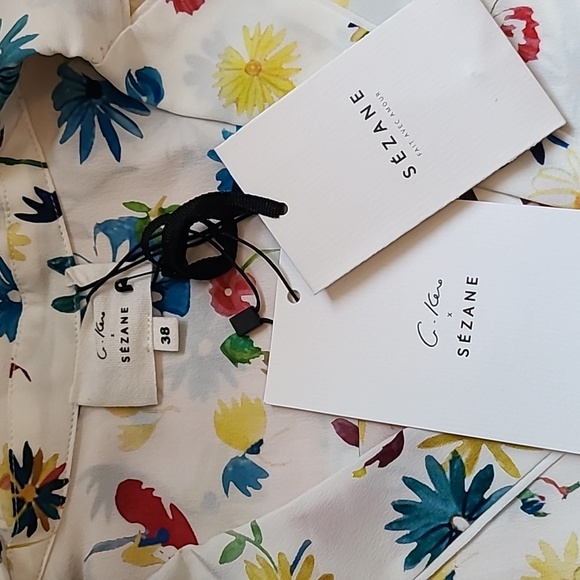 Sezane X G.Kero Elisa shirt silk - Picture 5 of 8